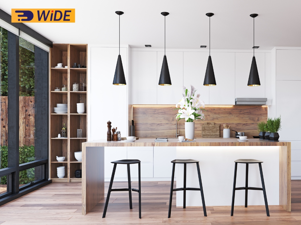 nhà bếp phong cách Scandinavia